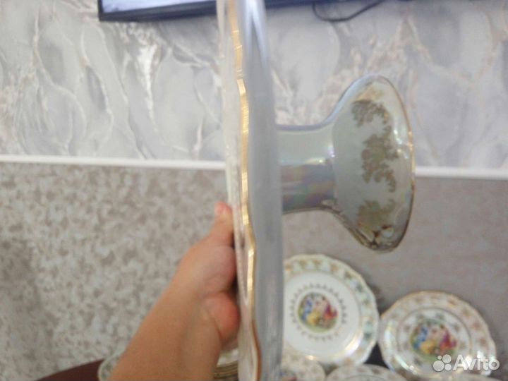 Тарелки фарфор Чехия оригинал разныеновые