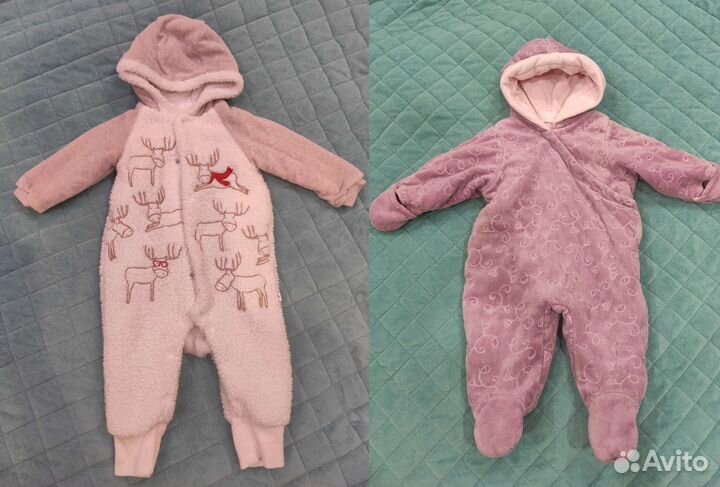 Комбинезоны утеплённые 68-74 пакетом