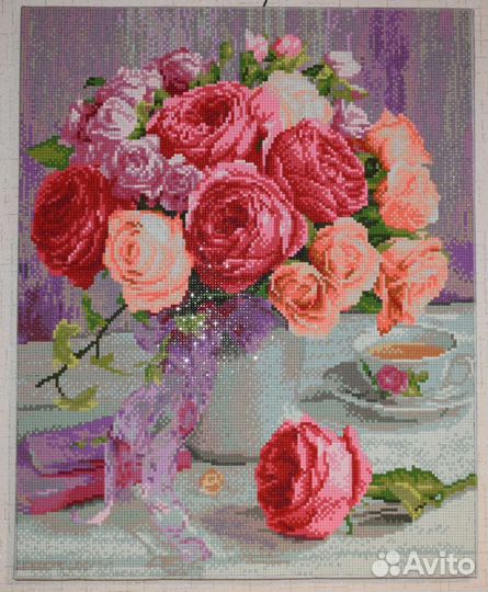 Алмазная мозаика готовая Розы