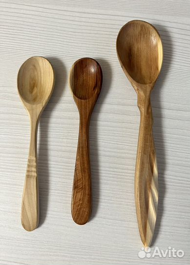 Ложки ручной работы из можжевельника