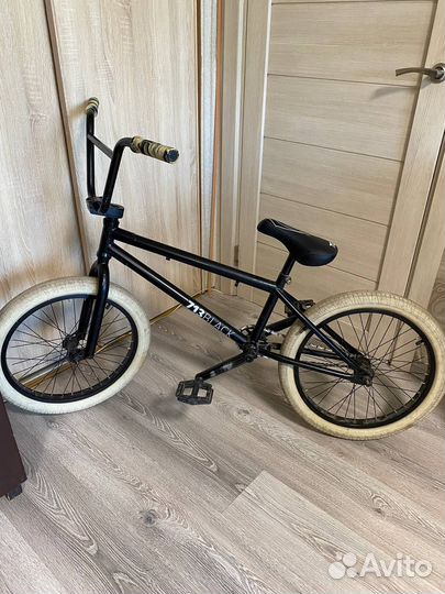 BMX Трюковой велосипед 713bikes black + Пеги