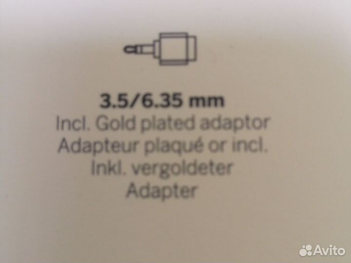 Адаптер Gold 3.5 на 6.35 мм