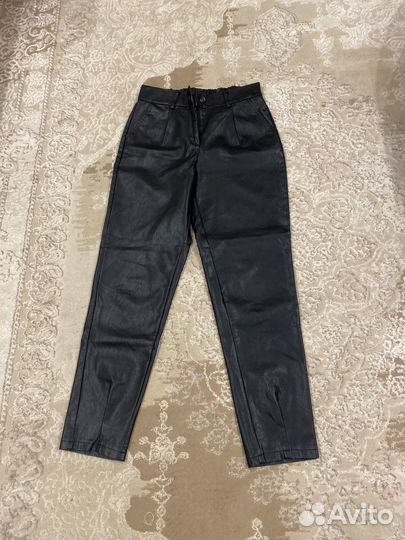 Брюки кожзам