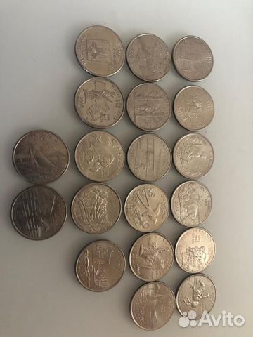 25 центов квотеры США