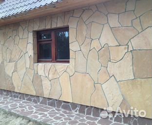 Камень натуральный плитняк для облицовки и мощения