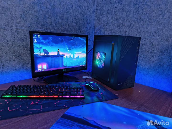 Компьютер в сборе для игр и работы