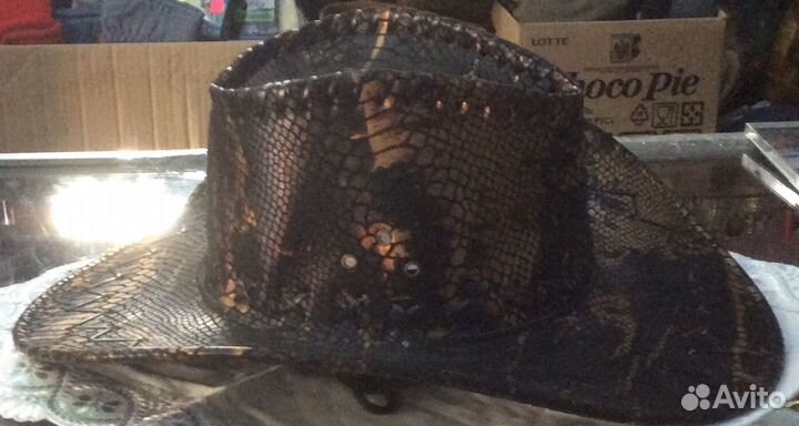 Шляпа муж под питона ковбойская