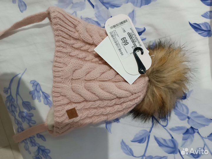 Шапка зимняя для девочки 46 48