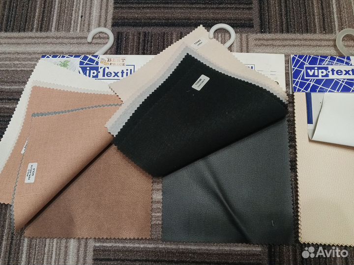 Обрасци мебельной ткани экокожа