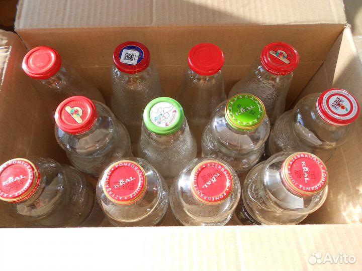 Бутылки 1л, 0,75л, закручивающиеся