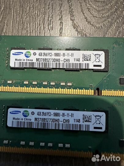 Оперативная память DDR3 8Gb Samsung