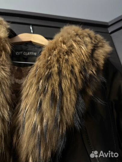 Куртка женская с натуральным мехом