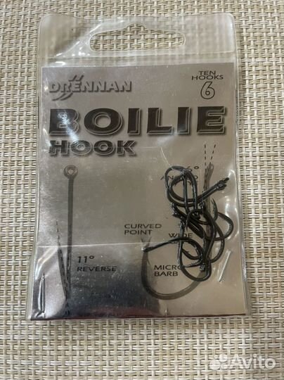 Крючки Drennan Boilie Hook #6