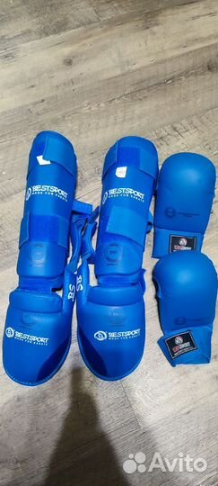 Защита голени и стопы для каратэ