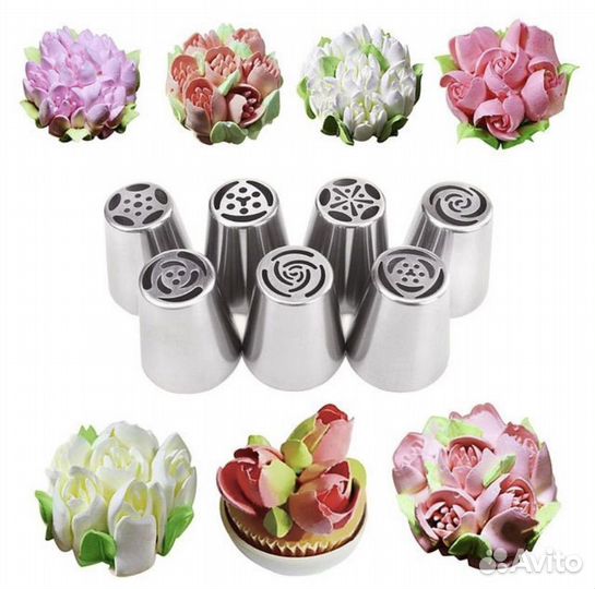 Набор кондитерских насадок «цветы»