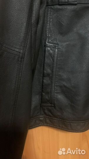 Кожаная куртка мужская 48 50 Angelo Litrico