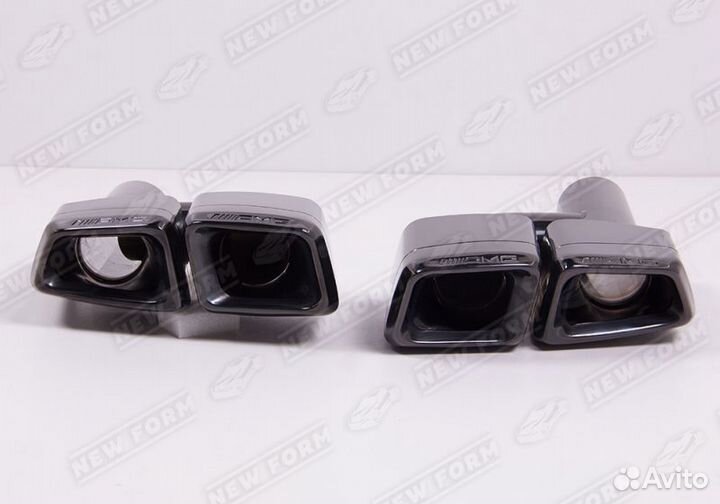 Насадки 63 AMG черные Mercedes S-class W221