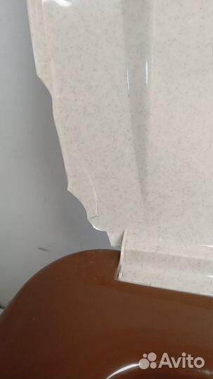 Ведро-туалет пластик, 24 л, с крышкой, бежевый мра