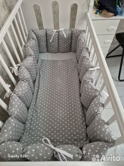 Бортики в детскую кроватку