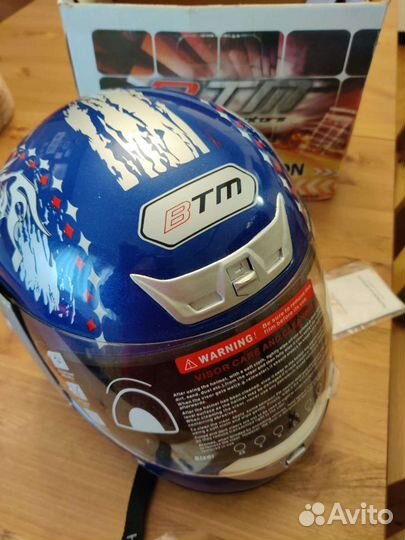 Мотошлем новый, размер L