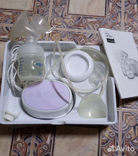 Электронный молокоотсос philips avent