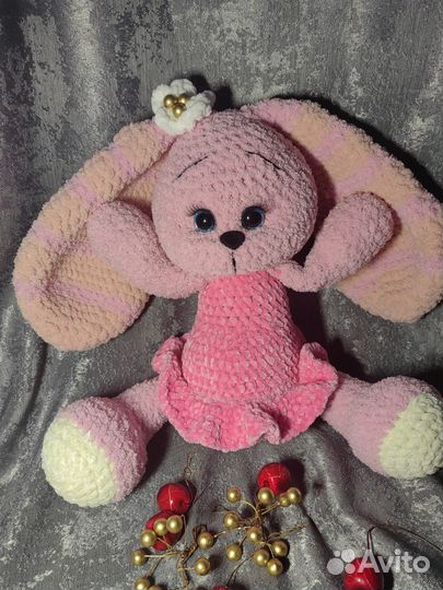 Плюшевые зайки амигуруми