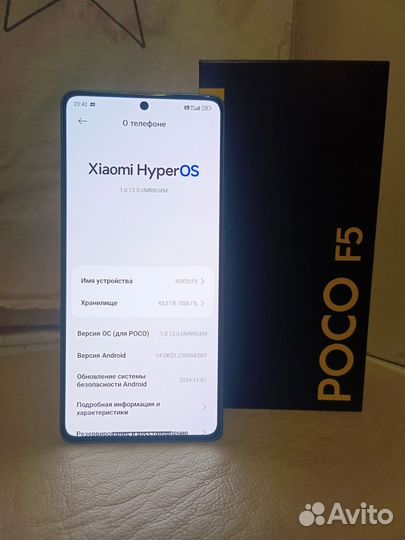 Xiaomi POCO F5, 12/256 ГБ