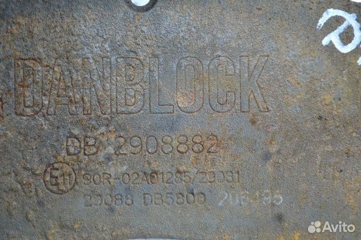 Колодка дискового тормоза DAF LF45 (01.01)