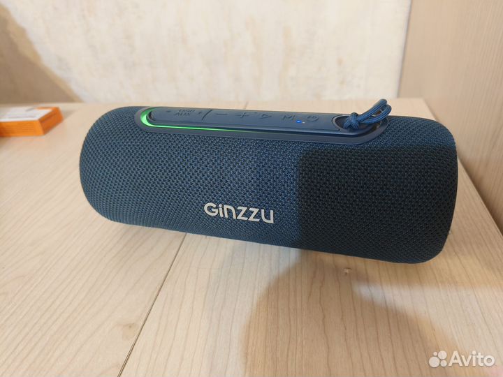 Колонка портативная блютус ginzu 20w