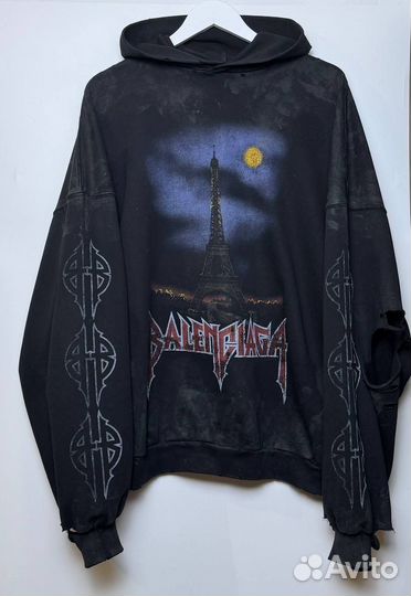 Balenciaga Paris Moon hoodie оригинал