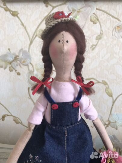 Текстильная кукла ручной работы