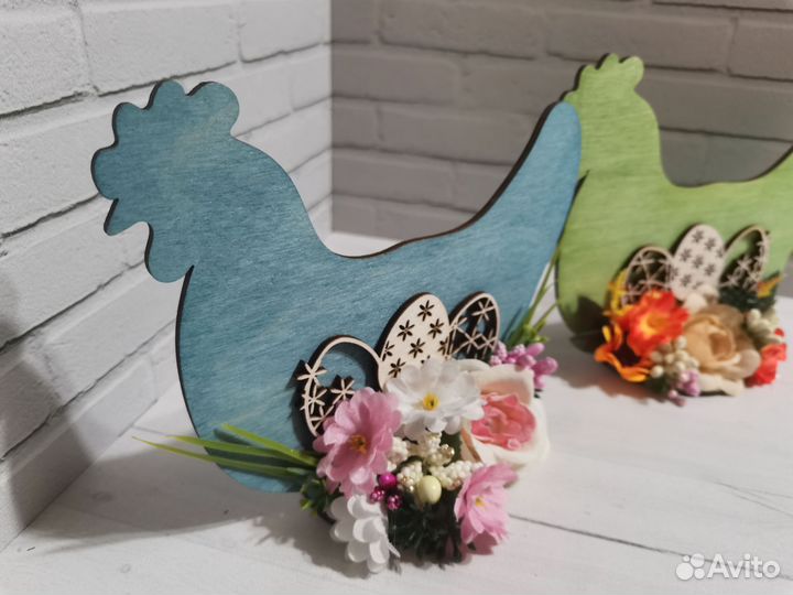 Пасхальный декор, курочки несушки, сувенир