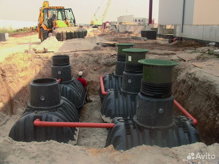 Септик Малахит 3 переливной