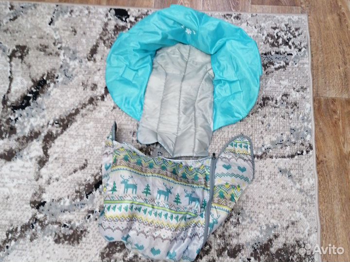 Сидушка+чехол для ножек на санки