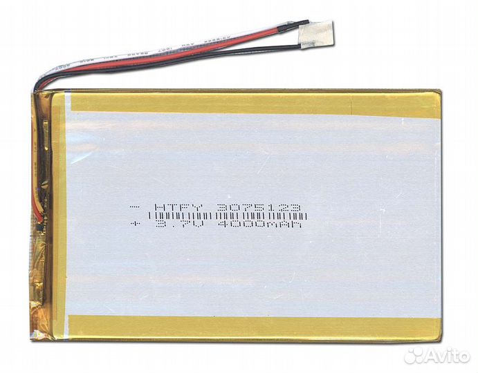 Аккумулятор 3*75*123мм 3pin 4000mAh