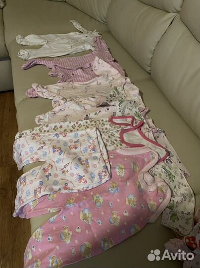 Большой пакет одежды для девочки 56-62