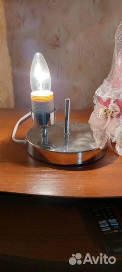 Кукла фарфоровая светильник