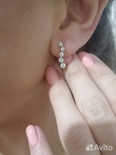 Серебряные серьги