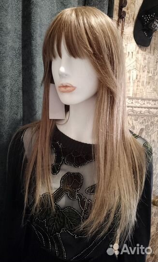 Парик из натуральных волос новый
