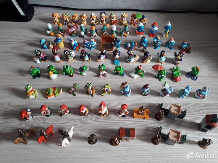 Игрушки киндер сюрприз 90-х годов