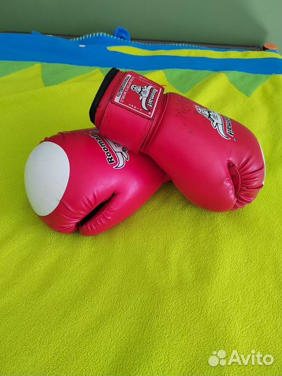 Боксерские перчатки, детские, 6 унций. 4-6 лет