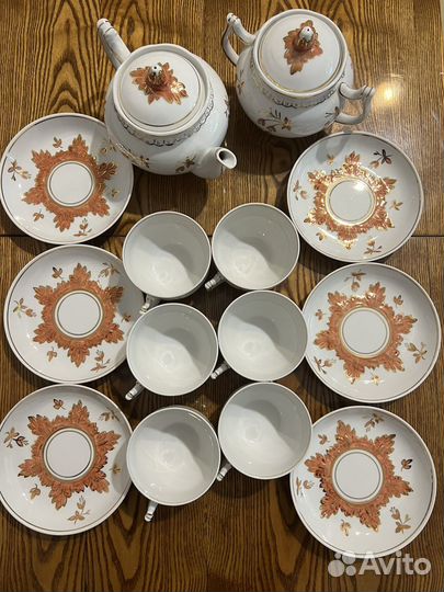 Редкий чайный сервиз фарфор