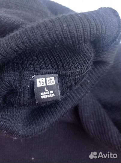 Водолазка гольф бадлон Uniqlo черная