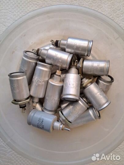 Конденсаторы электролитические алюминиевые СССР