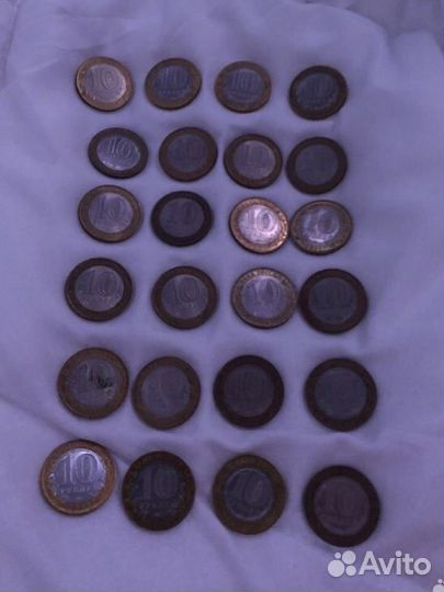Юбилейные 10 рублевые монеты