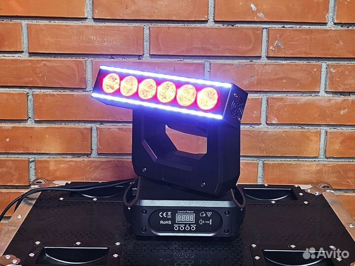 Голова - LED BAR 3D 6x20 rgbw вращающийся