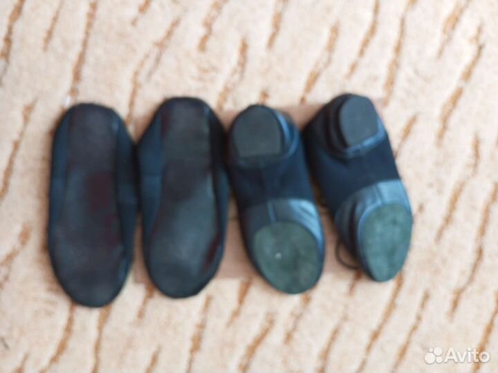 Балетки для танцев черные