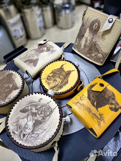 Фляжка подарочная на 0,5-1 литра