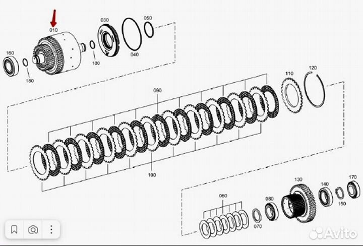 Корпус фрикционных дисков ZF