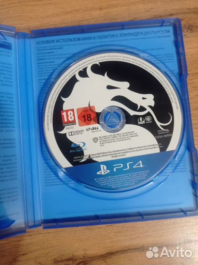 Mortal Kombat X ps4 диск